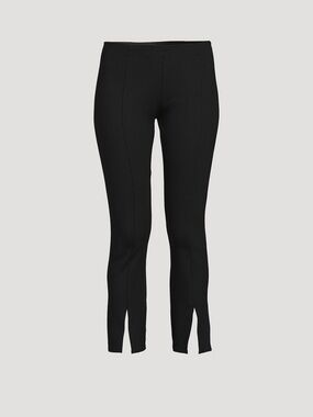 The Row thilde Black Split-Hem Slim Pants sz S